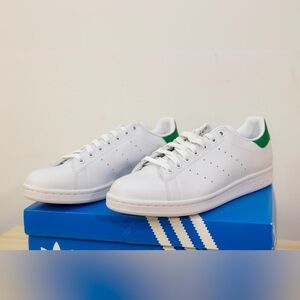 Adidas Stan Smith Women’s Sneakers – White/Green – Size 9.5